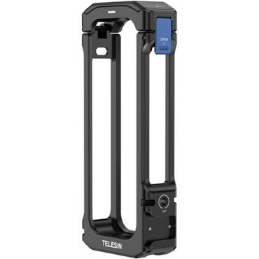 TELESIN Full Metal Aluminum Alloy Expansion Cage for Insta360 X4 Action Camera