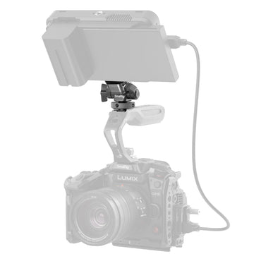 SmallRig HawkLock Quick Release TO Rail & Clamp Support Mount with 1/4" Screw & Locating Pins for Camera Field Monitors, Microphones, Video Lights & H21 Cold Shoe Mount for Camera's Hot Shoe Mount, Cages, Handles | 4888