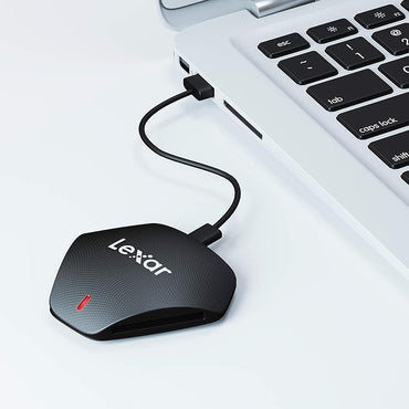 Lexar Professiol RW500 3 in 1 Multi Card SD MicroSD CF CompactFlash USB 3.1 Memory Card Reader with Max 312MB/s Transfer Speeds for Desktop Computer PC