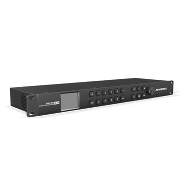 AVMatrix 16 Channel SDI and HDMI Multiviewer and Matrix Switcher with Multiview Automatic Scaling Outputs and Audio, 20 Built-In Layout Presets, and EUPDATEncy Redundant Power for Live Recording and Broadcast | MMV1630