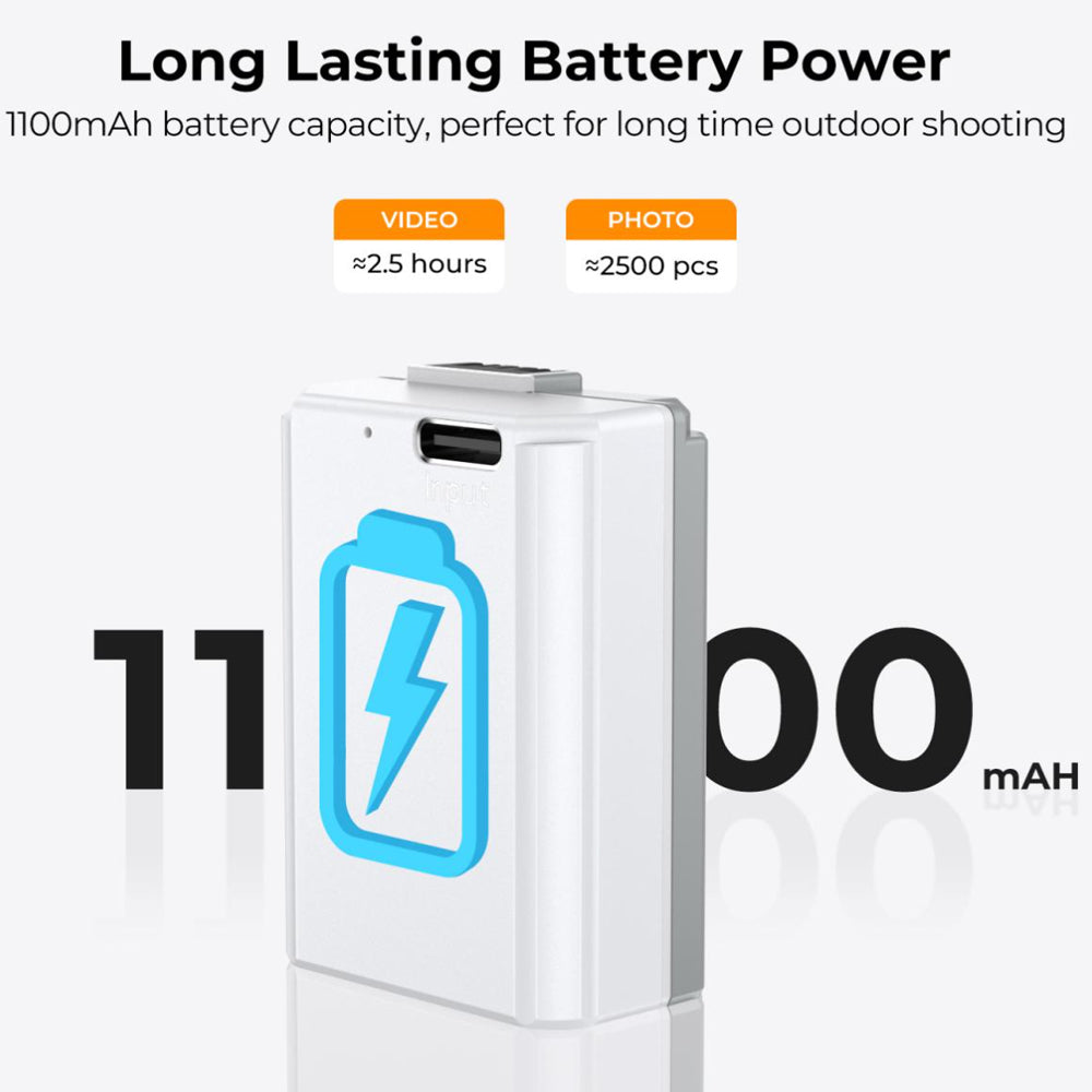 K&F Concept NP-FW50 Battery Pack Li-Ion 7.2V 1100mAh with USB Type-C Connector Direct Charging for Selected SONY Digital Camera ZV-E10, Alpha 7, A7, A7II, A7RII, A7SII, A7S, A7S2, A7R, A7R2, A5000,A6000, A6500, A6300, NEX-3, NEX-5, etc.