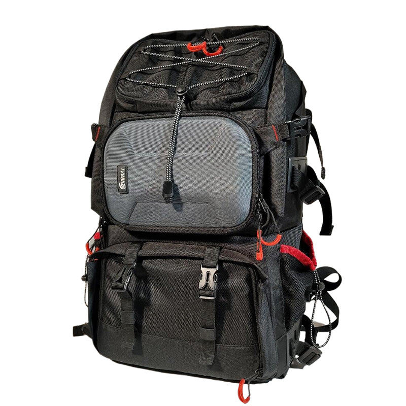 Eirmai TR629 25L Camera Backpack with 15.6" Laptop Compartment & Hand Carry Bag for Sony, Panasonic, Fujifilm, Canon, Nikon, DJI, GoPro, iPad, DSLR, Mirrorless Camera Lens, Tripod, Drone, Battery Charger, Powerbank - Men & Women Bag Luggage