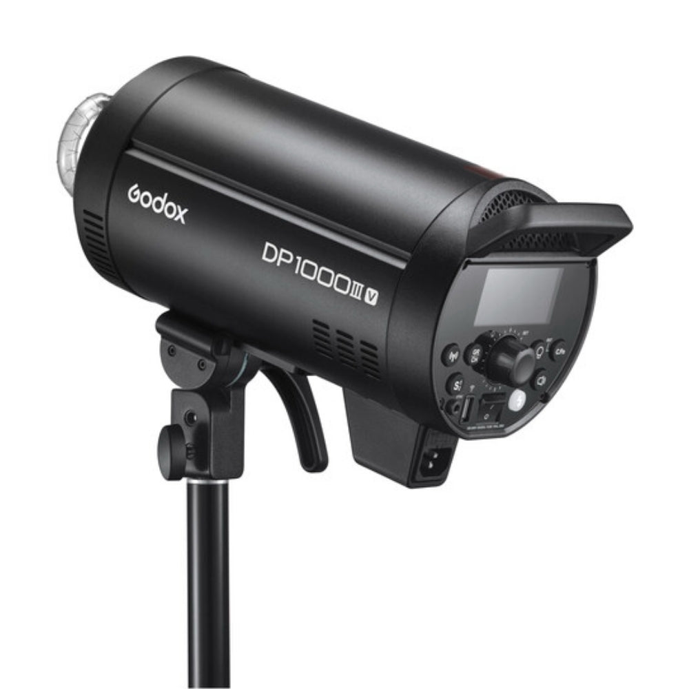 Godox DP1000III-V DP1000III Professional 1000W Studio Strobe Flash Light with 2.4GHz Wireless X System, 5600K~5800K CCT, LCD Screen Display, Control Port and Bowens Mount Compatible for Photography Lighting and Studio Equipment
