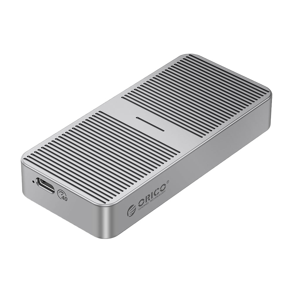 ORICO M.2 NVME SSD Solid State Drive Enclosure with USB4 Type-C Interface, 40Gbps Transfer Rate, 4TB Max Capacity with UASP TRIM Function for Smartphone PC Desktop Laptop | M224C3-U4 | Gray, Rose Gold, Silver