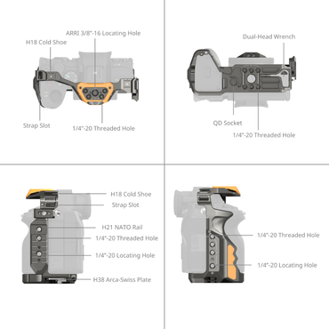 SmallRig x Transformers HawkLock Quick Release Cage Kit | Bumblebee Edition