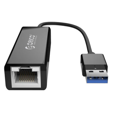 ORICO USB 3.0 Type A to RJ45 Ethernet Gigabit Network Adapter with 10 / 100 / 1000Mbps Speed, Driver Free and Plug & Play for Laptop PC Desktop Computer