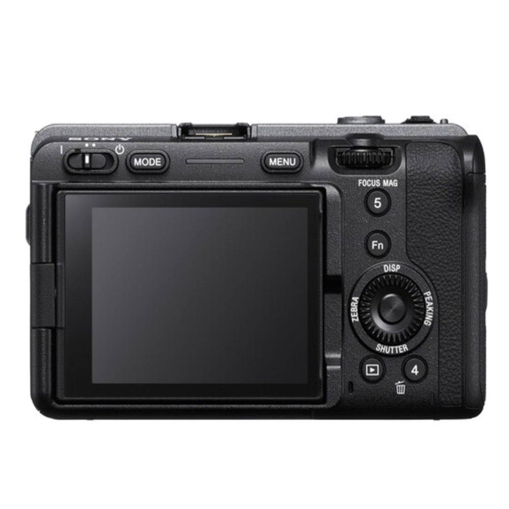 Sony Alpha FX3V (Body) 4K Full Frame Cinema Line Camera Camcorder CMOS Exmor R Sensor, BIONZ XR Processor, UHD 4K 120fps Video, 5 Axis SteadyShot, Phase Detection / Eye AF/Face Tracking, Dual CFexpress Type A/SDXC Card Slot for Film Production