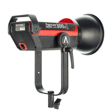 Aputure LS C300d II Daylight LED Monolight with Bowens S Mount Reflector Accessory and Contol Box with Dual V-Mount Battery Plate for Photography Video Vlogging Live Streaming Broadcast and Film Production Studio Lighting Equipment