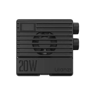 Ulanzi LE20 20W RGB Pocket Video Light with 5000mAh, 360 Degree Full Color, Intelligent Temperature Control, PD Fast Charging USB Type C Port, 3200Lx High Brightness for Studio Lighting