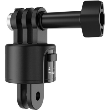 TELESIN Magnetic Quick Release Mounting Base Adapter Kit for DJI GOPRO Insta360 Action Cameras with Dovetail Dual Lock Alignment 1/4" Screw Hole Base