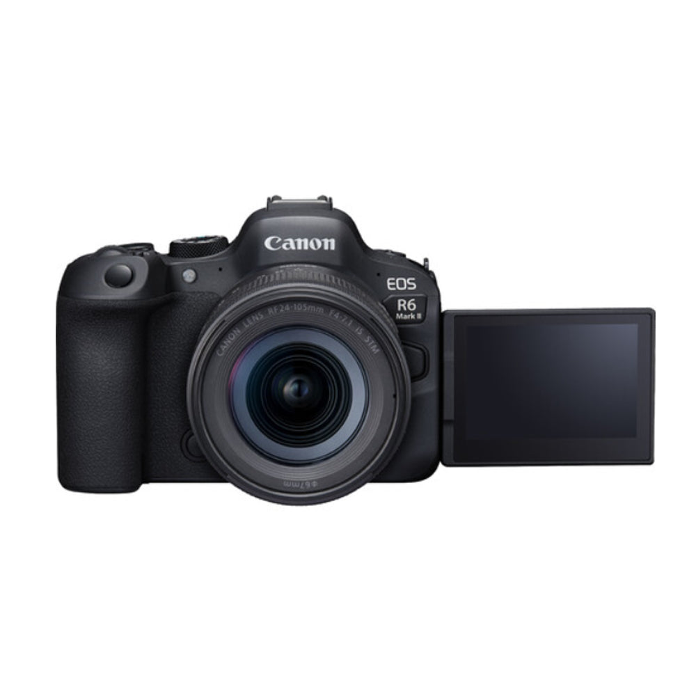 Canon EOS R6 Mark II Mirrorless Digital Camera with RF 24-105mm f/4-7.1 IS STM Lens Kit, 24MP Full-frame CMOS Sensor DIGIC X Processor, 4K UHD Video, Wi-Fi & Bluetooth, Touch Screen LCD Display, Dual SD Card Slots,Triple Image Stabilizer