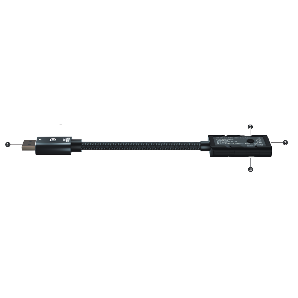 ArgoX HDP03 DisplayPort (DP) to HDMI EDID Emulator – Supports 8K 60Hz, 4K 120Hz, HDR10, Dolby Vision, VRR, Max 48Gbps Bandwidth, 7.1 Channel Audio, Dolby Atmos, DTS:X, with Indicator Light & EDID Switch Button for Stable HDMI Output