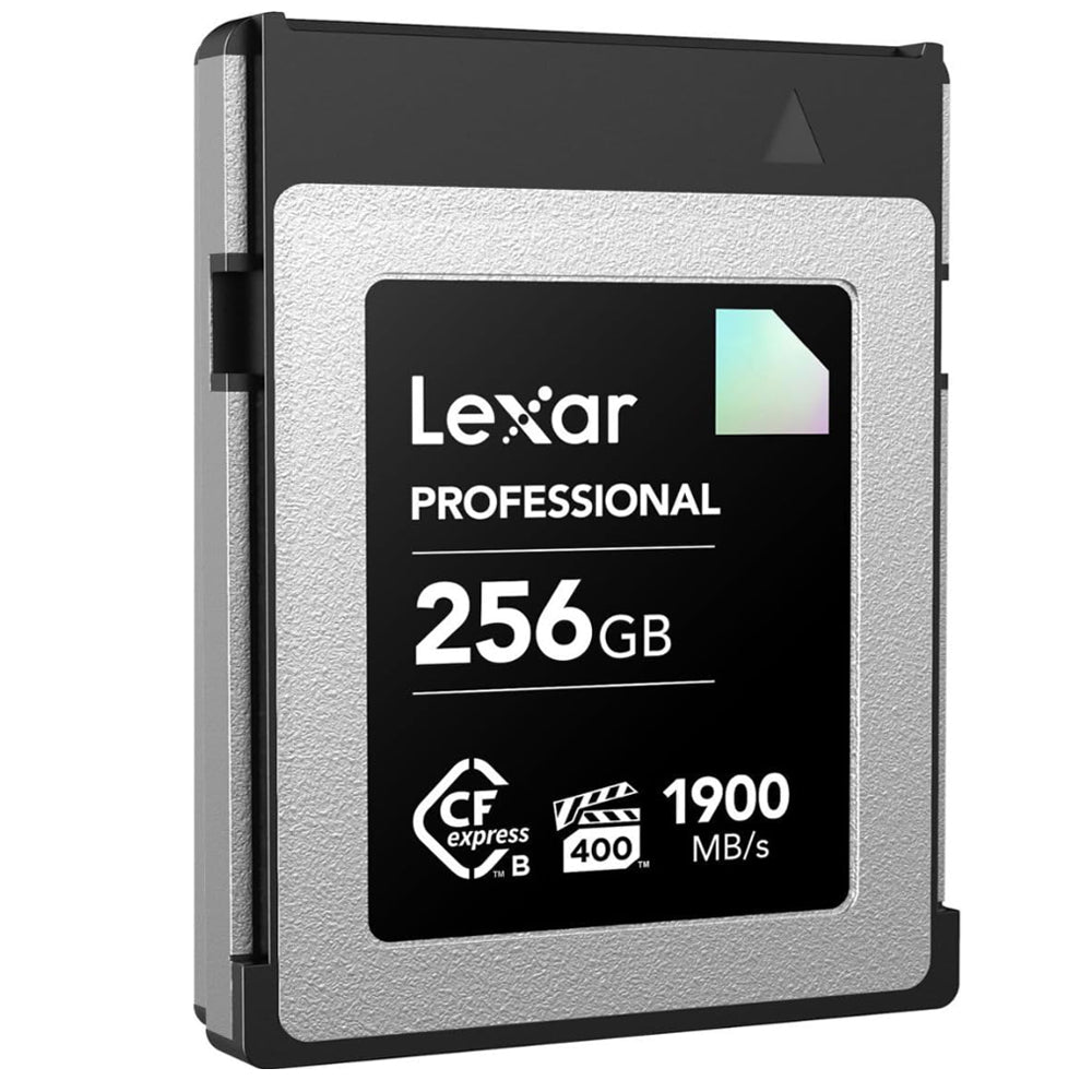 Lexar Professiol 256GB 128GB CFexpress Type B Diamond CF Express Memory Card Compact Flash PCI-Express 3.0 / NVMe with VPG 400MB/s, 8K 4K 6K RAW ProRes HQ Video, Backward Compatible with XQD Cameras, 1900MB/s Read, 1700MB/s Write Speeds