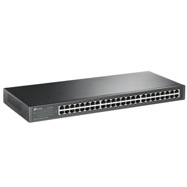 TP-Link 19" 48 Port 10/100Mbps Rackmount Network Switch Fast Ethernet RJ45 Network Hub with Full / Half Duplex Mode and Auto-Negotiation and Auto-MDI/MDIX | TL-SF1048