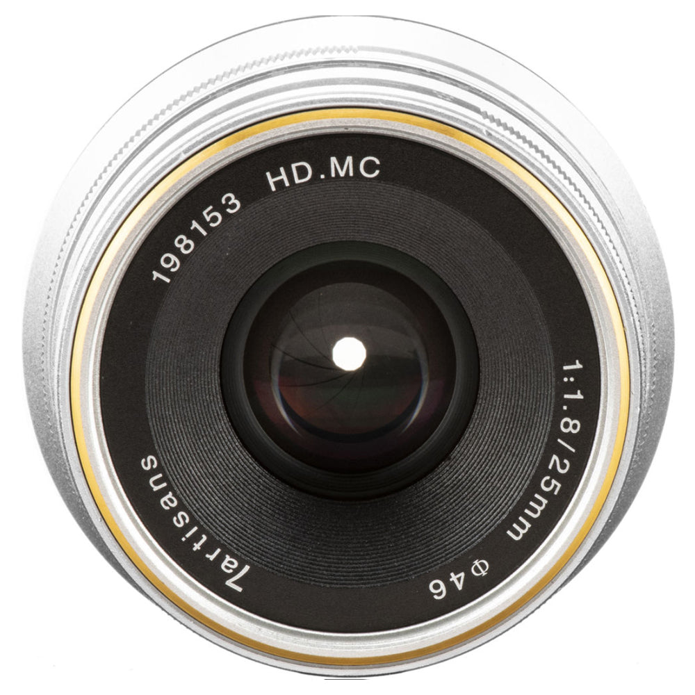 7Artisans 25mm F/1.8 APS-C Format Fujifilm X Mount Compact Portrait Prime Lens MF Manual Focus for Mirrorless Cameras | Black Silver