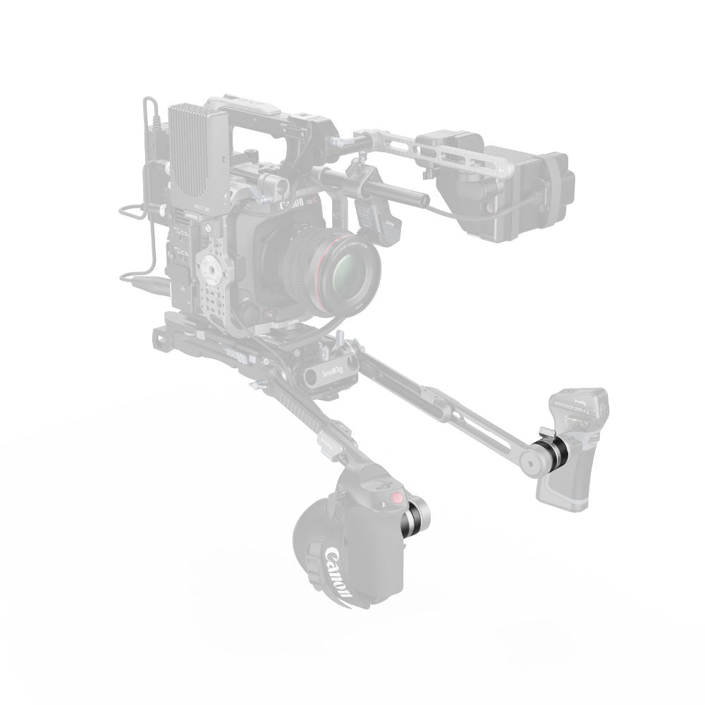 SmallRig Rotatable Quick Adjust ARRI-Style Rosette Adapter with 360° Swivel, M6 Male & Female for Camera Shoulder Rigs Accessories | 5134