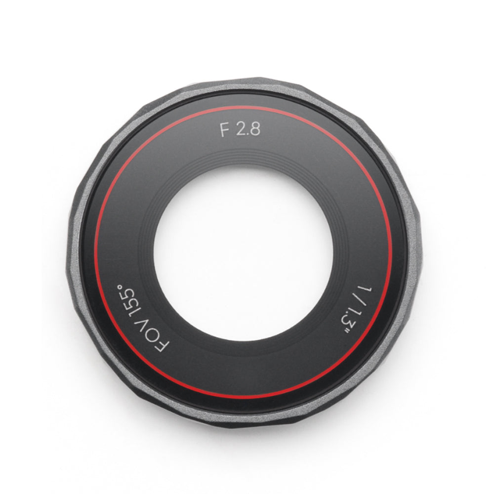 DJI Protective Glass Lens Cover F/2.8 FOV 155° 1/1.3" for OSMO ACTION 5 PRO with High Strength Material, Hydrophobic AF Coating and Screw Mounting for Sports Camera