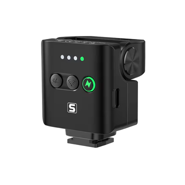 MEDALIGHT F2S Mini Camera Flash, Lightweight Wireless Off-Camera Speedlite for Canon, Sony, Nikon, Fuji, Ricoh, Leica & Other DSLR Cameras with 2.4GHz Remote, Hot Shoe Mount, Pivoting Angle, Li-Ion Battery & USB-C Charging for Photography