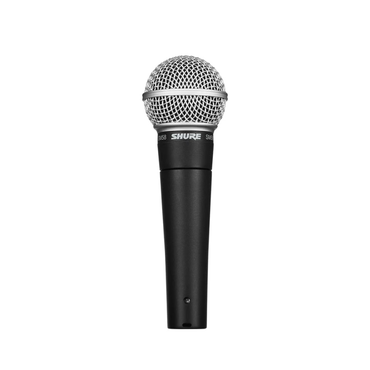 Shure SM58 Cardioid Dynamic Vocal Microphone for Live Performance, Studio Recording, Music Instruments & Podcasting | SM58-LC