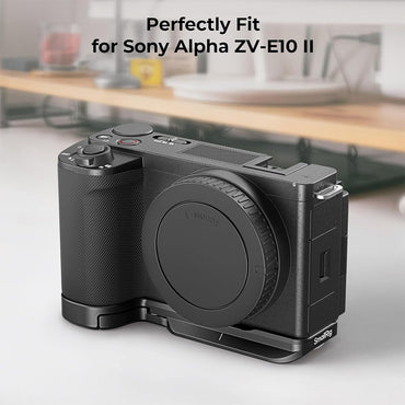 SmallRig Arca-Type Baseplate for Sony ZV-E10 II Camera - Hinged Door at Battery Compartment, Multiple Mounting Options, Unobstructed Access to Ports & Tilt Screen, Lightweight & Compact Design | 4950