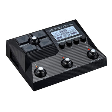 Zoom G2 Four Guitar Instrument Multi-Effects Pedal with 79 Built In Effects, Up to 6 + 1 Pedal Simultaneous Effects Activation, 3.5mm AUX-In Audio Jack, Integrated Looper and Rhythm Machine for Live Musical Performance and Recordings