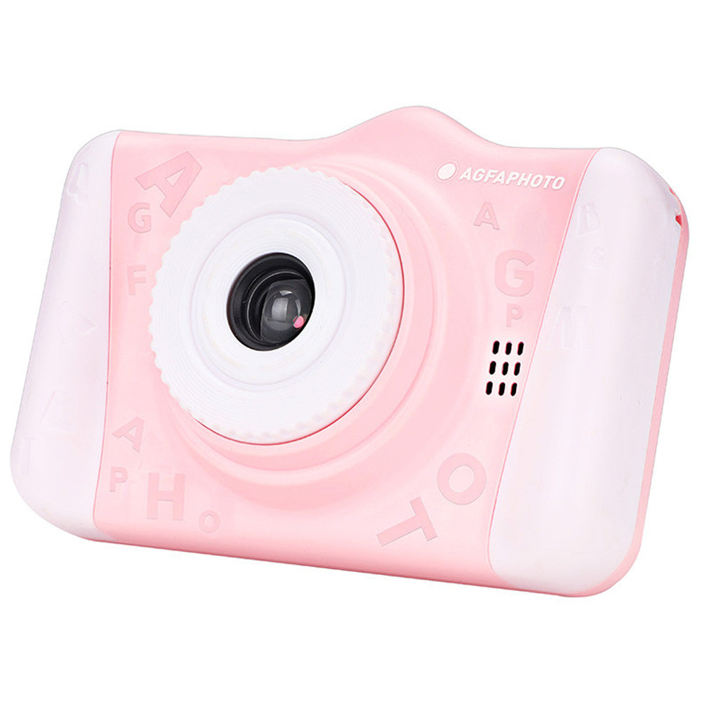 AGFAPHOTO Realikids Cam 2 (ARKC2) 12MP Digital Camera with CMOS Front / Rear Sensor, HD 1080p Video Capture, 3.5" LCD Screen Display, 600mAh Interl Battery and Max 32GB Memory Storage Support for Point and Shoot Photo Video | Blue, Pink