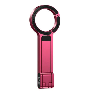 Ulanzi MA30 Foldable Portable Dual MagSafe Smartphone Tripod with Carabiner Mounted Hook for iPhone 12 - 15 / 16 Pro Max - Live Streaming, Online Meeting, Vlogging and Action Photography | M056, M060, M076, M077