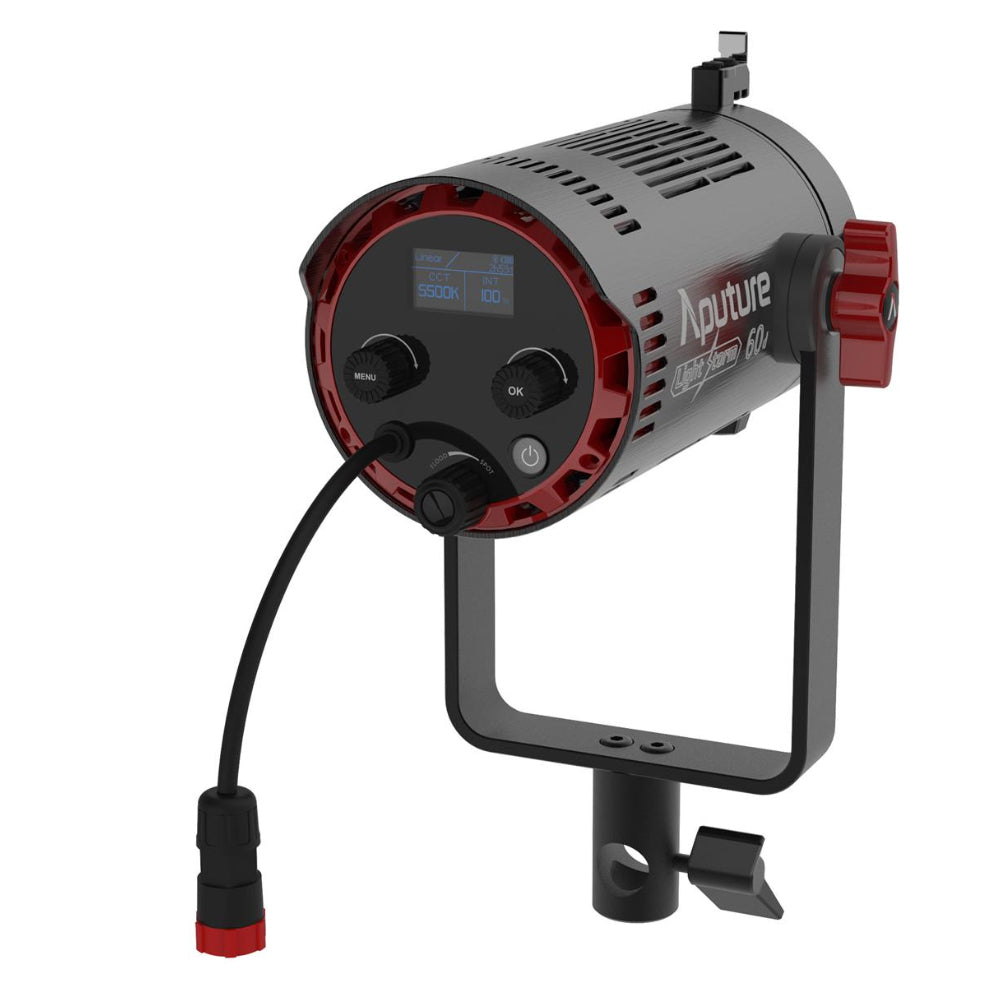 Aputure LS 60x Bi-Color / LS 60d Daylight LED Focusing Flood Light with 4 Leaf Barndoors and Bowens Mount Adapter for Photography Video Vlogging Live Streaming Broadcasting and Film Production Studio Lighting Equipment
