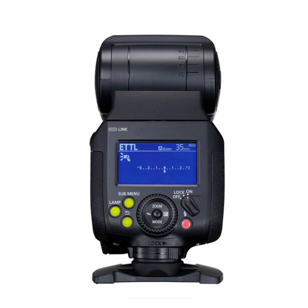 Canon Speedlite EL-1 External Flash for EOS and PowerShot Digital Camera with Wireless Radio Trigger Control, Guide Number 197' at ISO 100, Xenon Flashtube, LCD Screen Display Panel, Active Cooling System for Photography