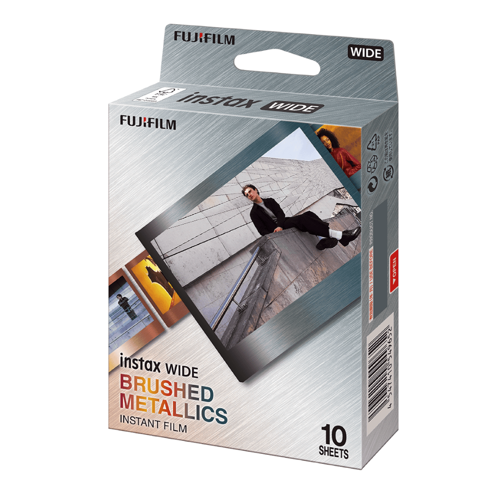 Fujifilm Instax Wide Brushed Metallics Film (10 Sheets) Single Pack for Instant Camera