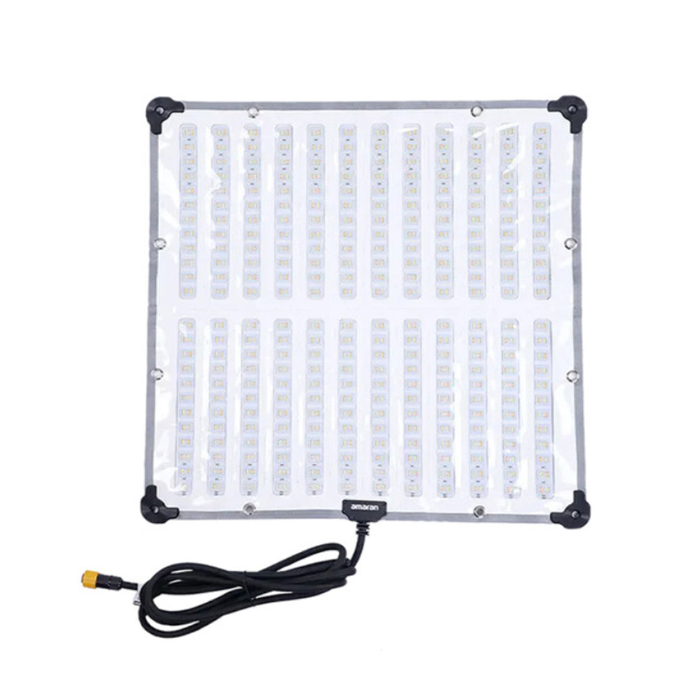 Aputure Amaran F22c RGB / F22x Bi-Color 60x60cm Square Flexible LED Light Mat with Softbox Frame and Control Box with V-Mount Battery Plate for Photography Video Vlogging Live Streaming and Film Production Studio Lighting Equipment