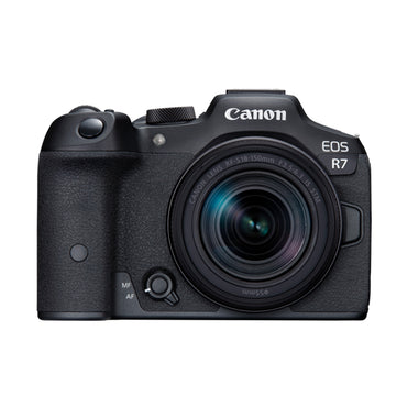 Canon EOS R7 Mirrorless Digital Camera with RF-S 18-150mm f/3.5-6.3 IS STM Lens, 32.5MP APS-C CMOS Sensor DIGIC X Processor, 4K UHD Video, Wi-Fi & Bluetooth, Touch Screen LCD Display, Dual SD Card Slots, In-Body & Optical Image Stabilizer