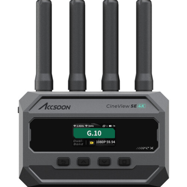 ACCSOON CineView SE 4K Dual Band TX+RX 4K30 Wireless Video Transmitter and Receiver System Kit
