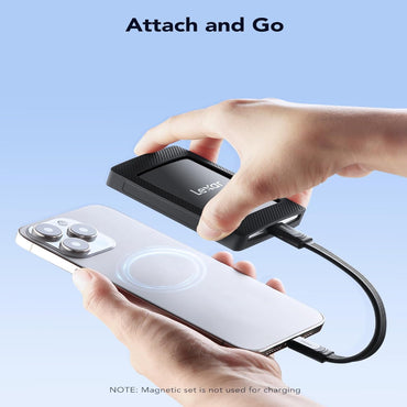 Lexar Professiol 2TB 1TB SL500M 2.5" Portable SSD Solid State Drive and Magnetic Set for iPhone 15 / 15 Pro MAX with USB Type-C 3.2 Gen2 x2 Port, Max 2000MB/s Read, 1800MB/s Write Speeds, Direct 4K 60fps Recording