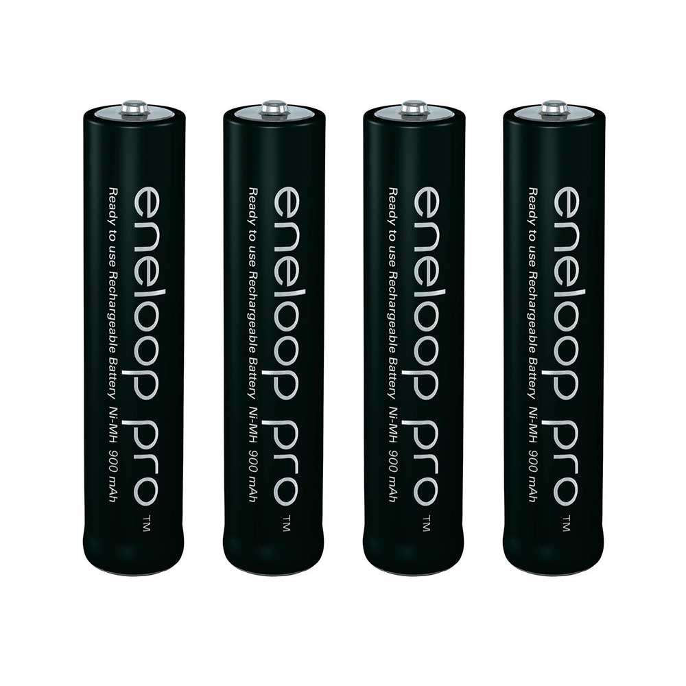 Panasonic Eneloop Pro BK-4HCCE-4BT Rechargeable Battery AAA Pack of 4 (Black) x2