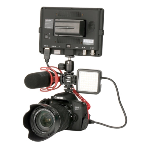 Ulanzi PT-3S Triple Cold Shoe Mounts with Hot Shoe Mount Adapter for DSLR Camera