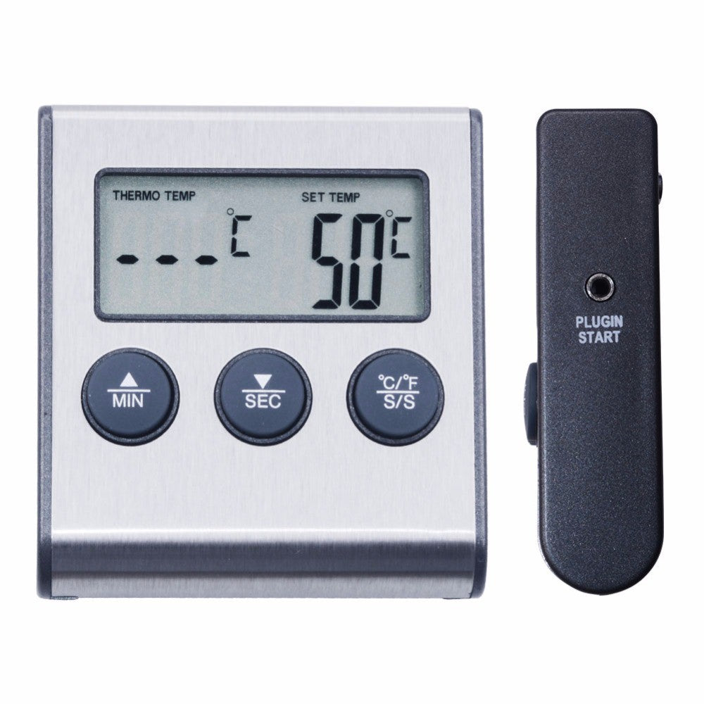 Eagletech Oven Probe Chicken/Steak Meat BBQ Grill Fry Thermometer Kitchen Food Cooking with Alarm