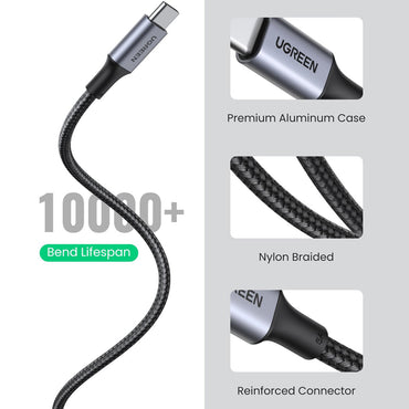 UGREEN PD100W 5A USB-C to USB-C Fast Charging & Data Sync Type C Charger Cable for iPhone 16/15 Pro Max, MacBook Pro/Air, iPad Pro/Mini, SAMSUNG Galaxy S24 S23 Ultra - Smartphones, Tablets & Laptops