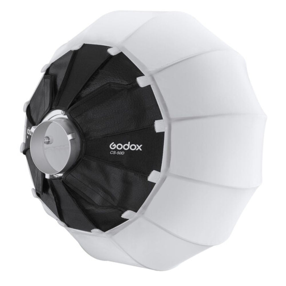 Godox 85cm / 50cm Lantern Softbox with Bowens Mount, Quick Install Portable Round Shape Softbox Light for Studio Light Photography Equipment