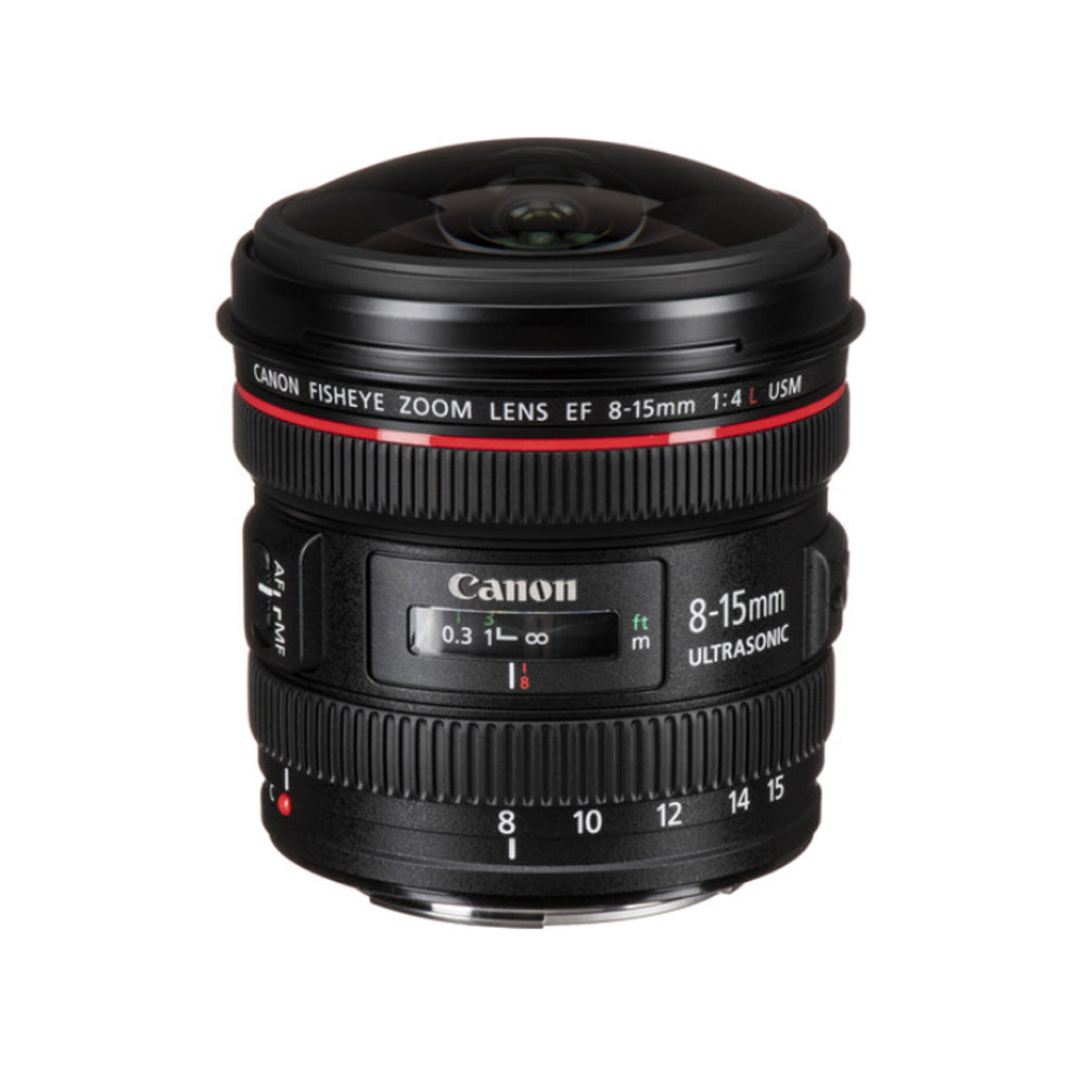 Canon EF 8-15mm f/4L Fisheye USM Zoom Lens with Full Frame Sensor