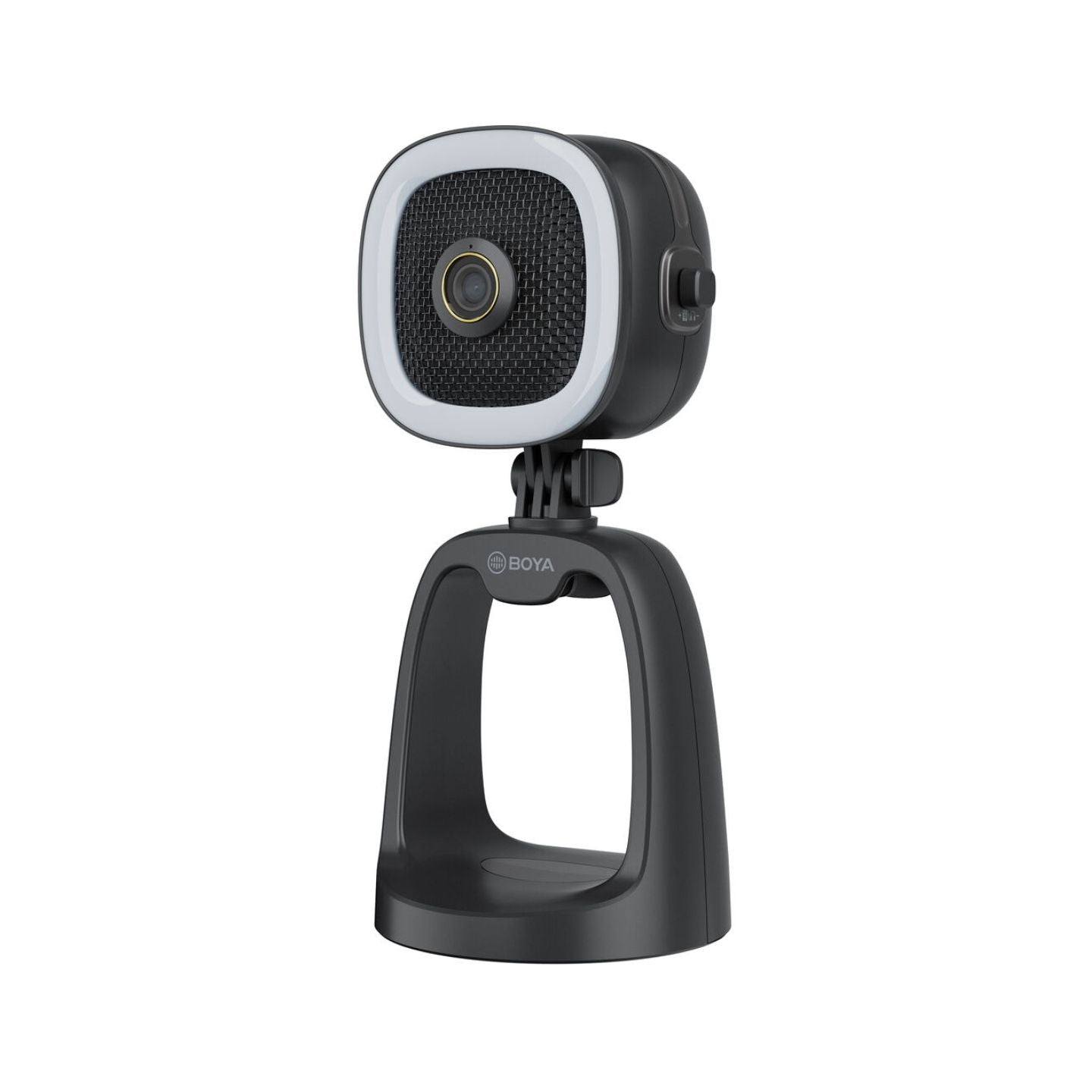 Boya BY-CM6 All-in-1 USB Microphone with Built In 1080P / 4K HD Camera, LED Ring Light, Onboard Controls, 90 Degree Wide Angle Compatible with Android, PC, Laptop