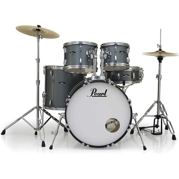 Pearl RS525SCC Roadshow 5-Piece Complete Drum Set with Cymbals (Grindstone Sparkle)