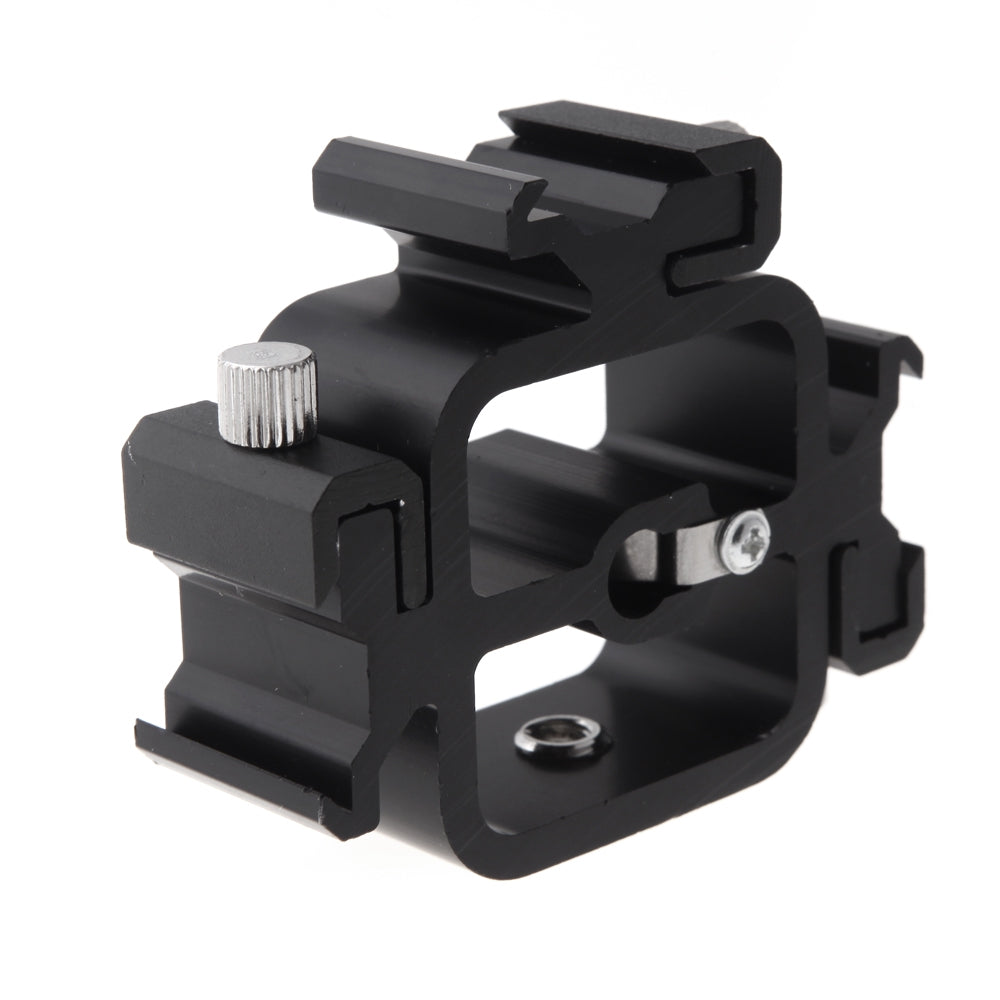 Pxel AA-LS1 Triple Head Hot Cold Shoe Splitter Mount Adapter for Camera Flash Speedlite with Umbrella Holder Photo Studio Accessories