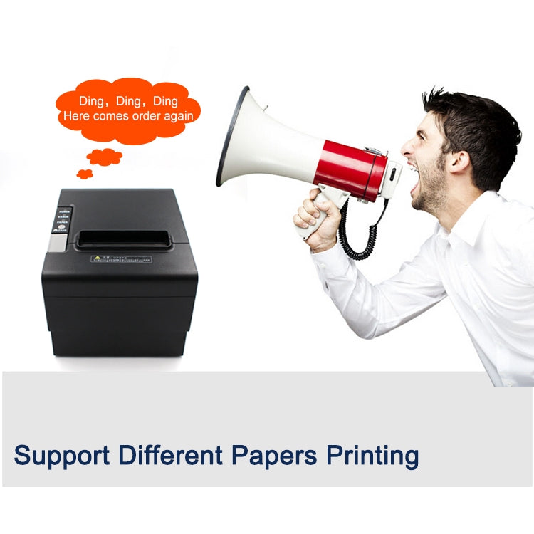 LogicOwl OJ-8030 80mm Thermal Receipt Printer for POS Cash Register with USB and RS232 and Ethernet with Auto Cutting