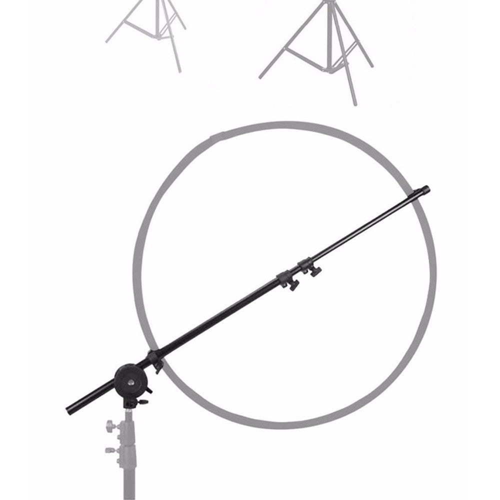 Pxel LS-RH175 Extendable 65cm to 175cm Studio Reflector Holder Arm with Swivel Grip Head Clamp