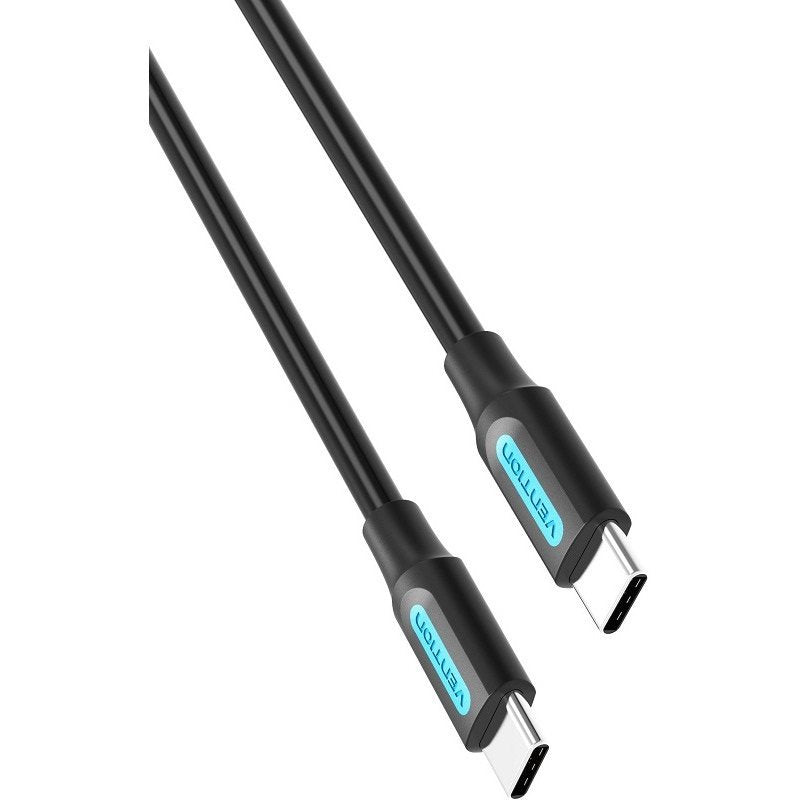 Vention USB 2.0 C Male to Male Cable PVC (COS) Black 480Mbps (Available in Different Lengths)