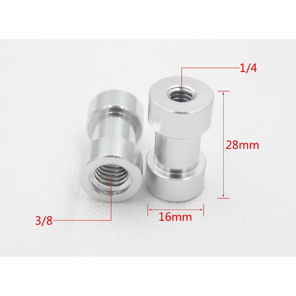 Pxel AA-SAF 1/4 Female to 3/8 Female Thread Flash Light Stand Conversion Screw Tripod Monopod Adapter Screw