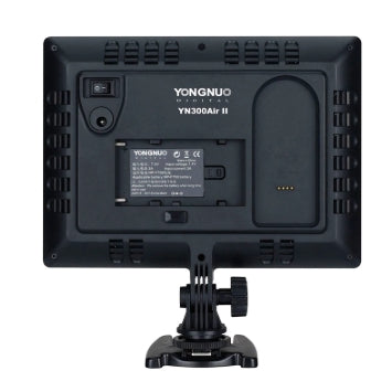 Yongnuo YN300 Air II Bi Color 3200k - 5500K Adjustable Temperature, Dummable, Camera LED Light Panel On Video Camera