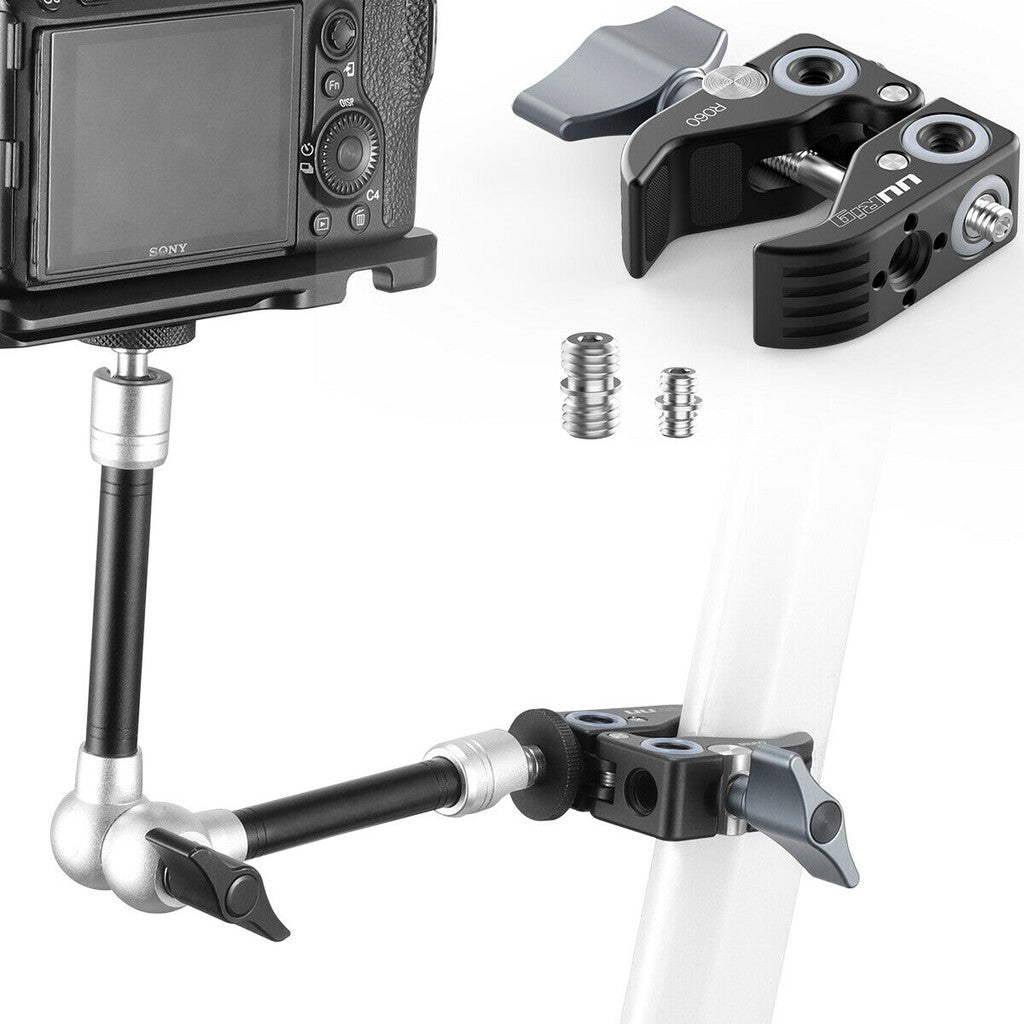 UURIG by Ulanzi R060 Aluminum Super Clamp Crab Rod Clip