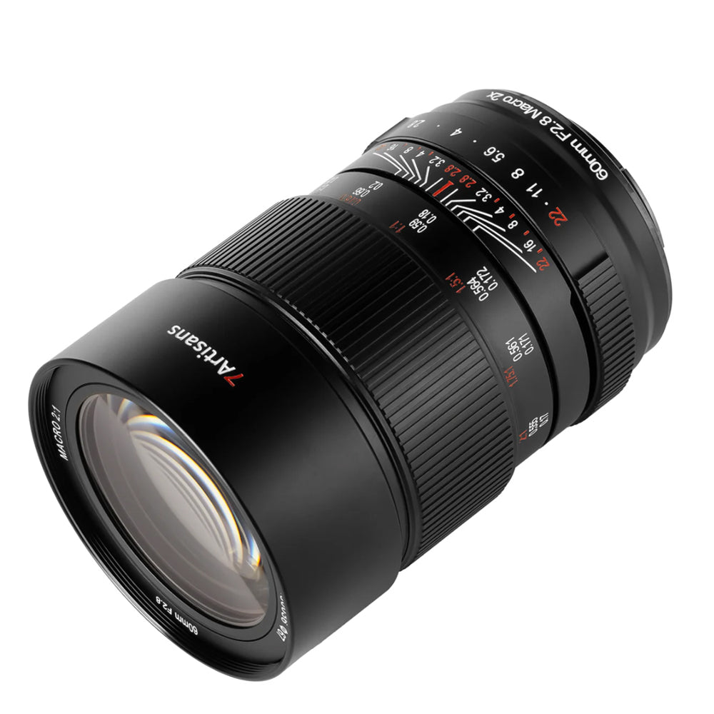 7Artisans 60mm F/2.8 Full Frame Format Canon RF Mount 2X Ultra Macro Prime Lens MF Manual Focus for Mirrorless Cameras